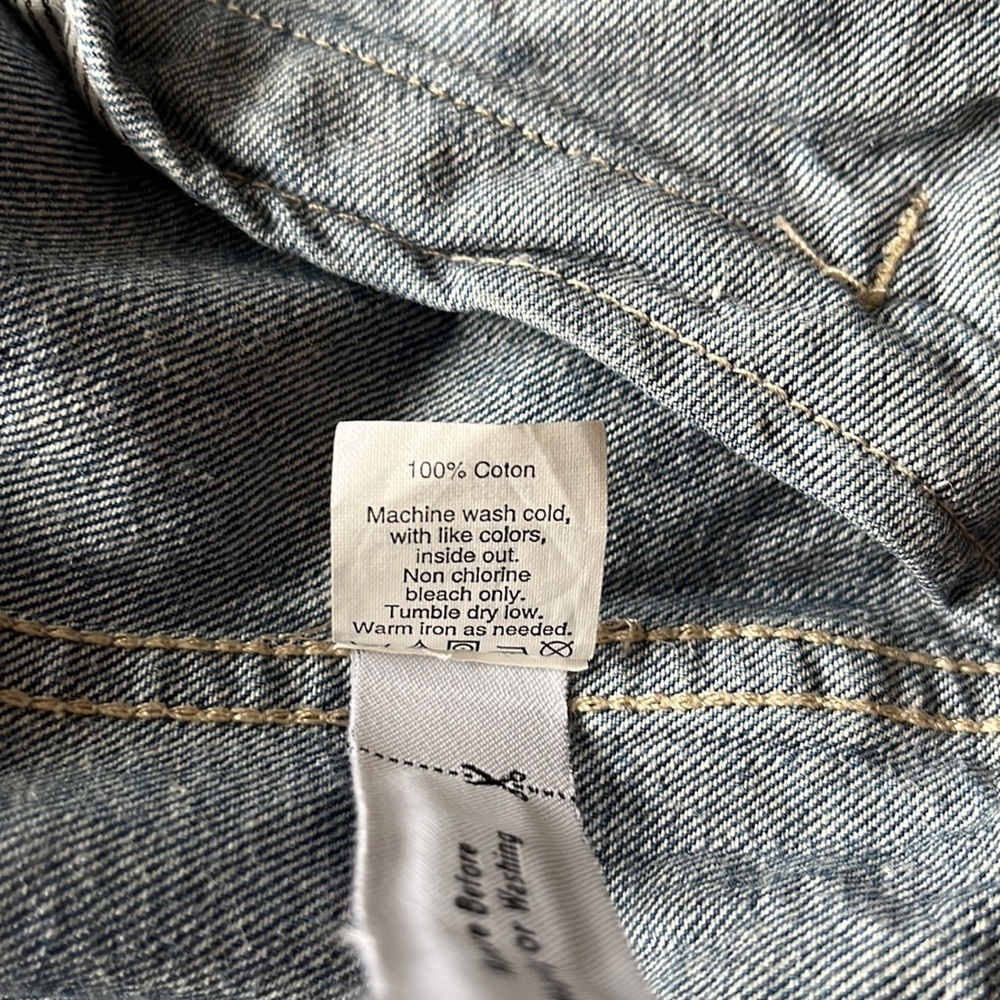Women’s Madewell jean jacket size extra small - Picture 5 of 6